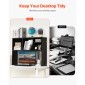 VEVOR Desktop Bookshelf, 1-Tier Desktop Storage Organizer, 37" x 9.4" x 28.7" ράφι γραφείου αποθήκευσης Ξύλινο ράφι, θήκη για επιτραπέζιο ράφι με αντιολισθητικά πόδια, για γραφείο, σπίτι και κοιτώνα, μαύρο