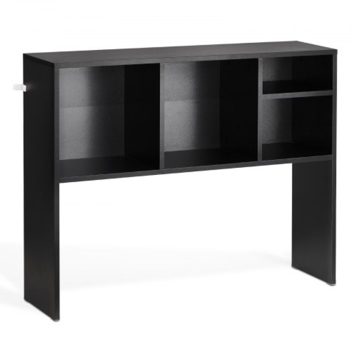 VEVOR Desktop Bookshelf, 1-Tier Desktop Storage Organizer, 37" x 9.4" x 28.7" ράφι γραφείου αποθήκευσης Ξύλινο ράφι, θήκη για επιτραπέζιο ράφι με αντιολισθητικά πόδια, για γραφείο, σπίτι και κοιτώνα, μαύρο