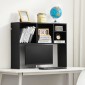 VEVOR Desktop Bookshelf, 1-Tier Desktop Storage Organizer, 37" x 9.4" x 28.7" ράφι γραφείου αποθήκευσης Ξύλινο ράφι, θήκη για επιτραπέζιο ράφι με αντιολισθητικά πόδια, για γραφείο, σπίτι και κοιτώνα, μαύρο