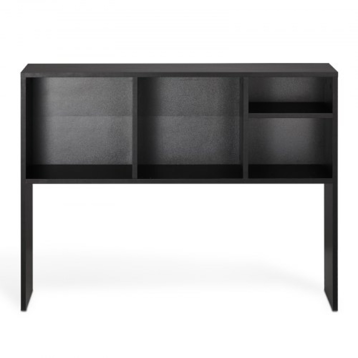 VEVOR Desktop Bookshelf, 1-Tier Desktop Storage Organizer, 37" x 9.4" x 28.7" ράφι γραφείου αποθήκευσης Ξύλινο ράφι, θήκη για επιτραπέζιο ράφι με αντιολισθητικά πόδια, για γραφείο, σπίτι και κοιτώνα, μαύρο