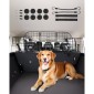 Φράγμα αυτοκινήτου VEVOR Dog, 36,6"-60" Ρυθμιζόμενο διαχωριστικό αυτοκινήτου για χώρο φόρτωσης πορτμπαγκάζ, βαρέως τύπου συρμάτινο δίχτυ για σκύλους βαρέως τύπου πίσω καθίσματος, φράγμα κατοικίδιων οχημάτων για σεντάν, φορτηγά και SUV