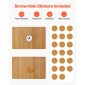 VEVOR Desktop Bookshelf, 1-Tier Wood Desktop Storage Organizer, 37" x 9.4" x 28.7" ράφι αποθήκευσης γραφείου, ξύλινο ράφι, θήκη για επιτραπέζια βιβλιοθήκη με αντιολισθητικά μαξιλαράκια ποδιών, για γραφείο, σπίτι και κοιτώνα
