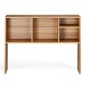 VEVOR Desktop Bookshelf, 1-Tier Wood Desktop Storage Organizer, 37" x 9.4" x 28.7" ράφι αποθήκευσης γραφείου, ξύλινο ράφι, θήκη για επιτραπέζια βιβλιοθήκη με αντιολισθητικά μαξιλαράκια ποδιών, για γραφείο, σπίτι και κοιτώνα