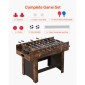 VEVOR 3-σε-1 Combo Σετ τραπεζιού παιχνιδιών, Τραπέζι Air Hockey 54", Τραπέζι πολλαπλών συνδυασμών με Air Hockey, Ping Pong, Foosball, Pushers & Pucks, Air Powered Arcade Arcade Τραπέζι για Οικογενειακό Δωμάτιο Παιχνιδιού Γραφείο