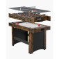 VEVOR 3-σε-1 Combo Σετ τραπεζιού παιχνιδιών, Τραπέζι Air Hockey 54", Τραπέζι πολλαπλών συνδυασμών με Air Hockey, Ping Pong, Foosball, Pushers & Pucks, Air Powered Arcade Arcade Τραπέζι για Οικογενειακό Δωμάτιο Παιχνιδιού Γραφείο