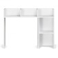 VEVOR Desktop Bookshelf, 2-Tier Desktop Storage Organizer, 37,2" x 9,5" x 28,9" ράφι γραφείου αποθήκευσης ξύλινο ράφι, επιτραπέζιο κάλυμμα ραφιών με αντιολισθητικά πόδια, για γραφείο, σπίτι και κοιτώνα, λευκό