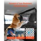 VEVOR Dog Car Barrier, Ευρύ διαχωριστικό αυτοκινήτου 56" για εγκατάσταση μπροστινών καθισμάτων, Vehicle Pet Barrier with See Through Net Mesh, Universal-Fit Barrier Dog Car Barrier για πλήρους μεγέθους σεντάν, φορτηγά και SUV, Μαύρο
