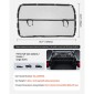 VEVOR Dog Car Barrier, Ευρύ διαχωριστικό αυτοκινήτου 56" για εγκατάσταση μπροστινών καθισμάτων, Vehicle Pet Barrier with See Through Net Mesh, Universal-Fit Barrier Dog Car Barrier για πλήρους μεγέθους σεντάν, φορτηγά και SUV, Μαύρο