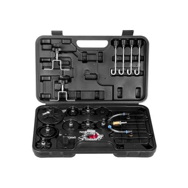 VEVOR Brake Master Bleeder Kit, 12 τμχ, Επαγγελματικό σετ αντάπτορα εξαέρωσης φρένων με πλήρες κιτ και λαβή, ανθεκτικός προσαρμογέας εξαέρωσης φρένων για πλήρωση υγρού φρένων Εφαρμογή για τα περισσότερα νέα και παλιά οχήματα
