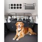 Φράγμα αυτοκινήτου VEVOR Dog, 38,5"-61,6" Ρυθμιζόμενο διαχωριστικό αυτοκινήτου για χώρο φόρτωσης πορτμπαγκάζ, βαρέως τύπου συρμάτινο δίχτυ για σκύλους βαρέως τύπου πίσω καθίσματος, φράγμα κατοικίδιων οχημάτων για σεντάν, φορτηγά και SUV