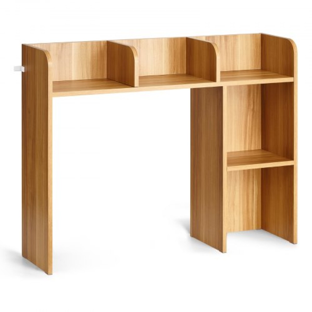 VEVOR Desktop Bookshelf, 2-Tier Wood Desktop Storage Organizer, 37,2" x 9,5" x 28,9" ράφι αποθήκευσης γραφείου, ξύλινο ράφι, θήκη για επιτραπέζια βιβλιοθήκη με αντιολισθητικά μαξιλαράκια ποδιών, για γραφείο, σπίτι και κοιτώνα