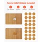 VEVOR Desktop Bookshelf, 2-Tier Wood Desktop Storage Organizer, 37,2" x 9,5" x 28,9" ράφι αποθήκευσης γραφείου, ξύλινο ράφι, θήκη για επιτραπέζια βιβλιοθήκη με αντιολισθητικά μαξιλαράκια ποδιών, για γραφείο, σπίτι και κοιτώνα
