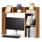 VEVOR Desktop Bookshelf, 2-Tier Wood Desktop Storage Organizer, 37,2" x 9,5" x 28,9" ράφι αποθήκευσης γραφείου, ξύλινο ράφι, θήκη για επιτραπέζια βιβλιοθήκη με αντιολισθητικά μαξιλαράκια ποδιών, για γραφείο, σπίτι και κοιτώνα