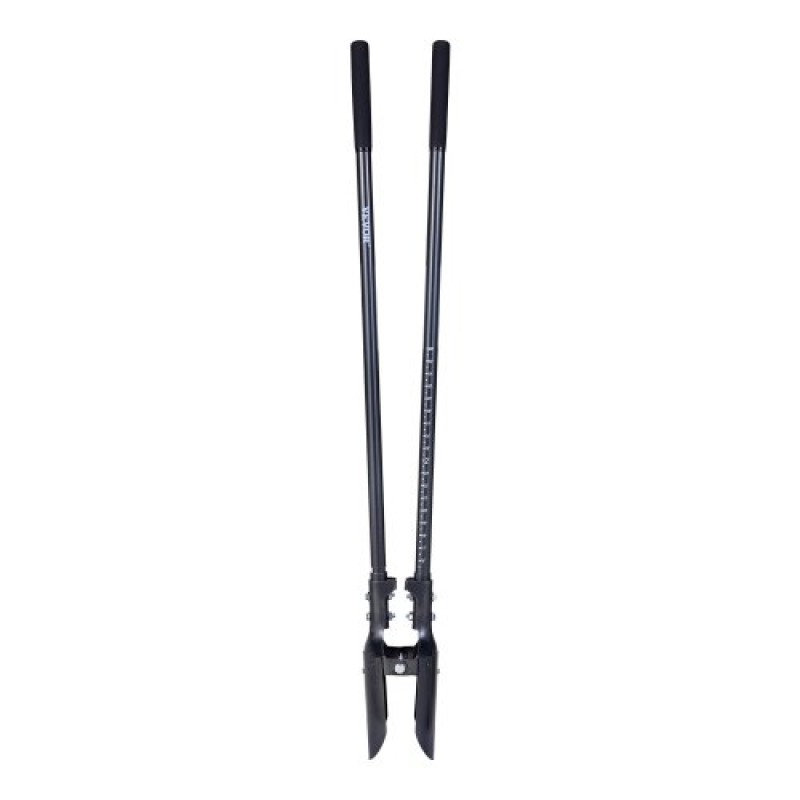 VEVOR Post Hole Digger, Heavy Duty Post Hole Digger με λαβή από ανθρακούχο χάλυβα, Manual Hole Digger με σήμανση κλίμακας και μεταλλική λεπίδα, Post Hole Digger Tool για σκάψιμο κηπουρικής σε εξωτερικούς χώρους, 57,5 ​​ιντσών