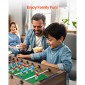 Σετ τραπεζιού παιχνιδιών VEVOR 4 σε 1 Combo, Τραπέζι Air Hockey 32 ιντσών, Τραπέζι πολλαπλών συνδυασμών με μπιλιάρδο, χόκεϊ, ποδόσφαιρο, πινγκ πονγκ, Pushers & Pucks, Αθλητικό τραπέζι Arcade για παιδιά Γραφείο Οικογενειακό δωμάτιο παιχνιδιών