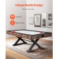 VEVOR 84" Air Hockey Table, Indoor Arcade Table Gaming Set με 2 Pushers, 2 Pucks, Ηλεκτρονικό σκόρερ, Πόδια σχήματος X & Ανεμιστήρας υψηλής ισχύος, Τραπέζι παιχνιδιών χόκεϊ με αέρα για οικογενειακό δωμάτιο παιχνιδιών