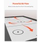 VEVOR 84" Air Hockey Table, Indoor Arcade Table Gaming Set με 2 Pushers, 2 Pucks, Ηλεκτρονικό σκόρερ, Πόδια σχήματος X & Ανεμιστήρας υψηλής ισχύος, Τραπέζι παιχνιδιών χόκεϊ με αέρα για οικογενειακό δωμάτιο παιχνιδιών