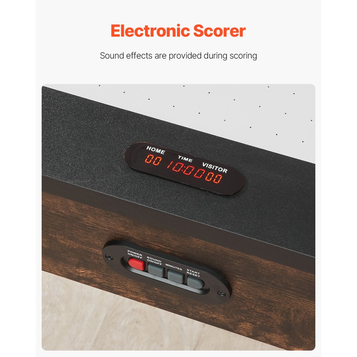 VEVOR 84" Air Hockey Table, Indoor Arcade Table Gaming Set με 2 Pushers, 2 Pucks, Ηλεκτρονικό σκόρερ, Πόδια σχήματος X & Ανεμιστήρας υψηλής ισχύος, Τραπέζι παιχνιδιών χόκεϊ με αέρα για οικογενειακό δωμάτιο παιχνιδιών