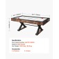 VEVOR 84" Air Hockey Table, Indoor Arcade Table Gaming Set με 2 Pushers, 2 Pucks, Ηλεκτρονικό σκόρερ, Πόδια σχήματος X & Ανεμιστήρας υψηλής ισχύος, Τραπέζι παιχνιδιών χόκεϊ με αέρα για οικογενειακό δωμάτιο παιχνιδιών