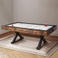 VEVOR 84" Air Hockey Table, Indoor Arcade Table Gaming Set με 2 Pushers, 2 Pucks, Ηλεκτρονικό σκόρερ, Πόδια σχήματος X & Ανεμιστήρας υψηλής ισχύος, Τραπέζι παιχνιδιών χόκεϊ με αέρα για οικογενειακό δωμάτιο παιχνιδιών