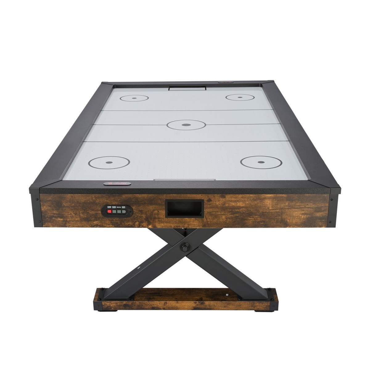 VEVOR 84" Air Hockey Table, Indoor Arcade Table Gaming Set με 2 Pushers, 2 Pucks, Ηλεκτρονικό σκόρερ, Πόδια σχήματος X & Ανεμιστήρας υψηλής ισχύος, Τραπέζι παιχνιδιών χόκεϊ με αέρα για οικογενειακό δωμάτιο παιχνιδιών