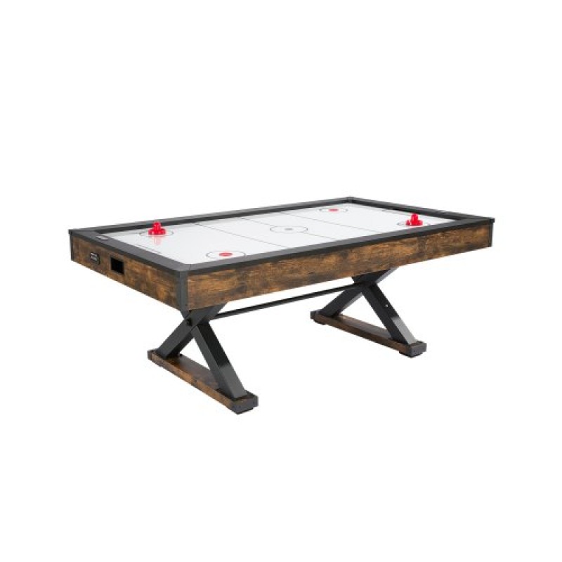 VEVOR 84" Air Hockey Table, Indoor Arcade Table Gaming Set με 2 Pushers, 2 Pucks, Ηλεκτρονικό σκόρερ, Πόδια σχήματος X & Ανεμιστήρας υψηλής ισχύος, Τραπέζι παιχνιδιών χόκεϊ με αέρα για οικογενειακό δωμάτιο παιχνιδιών