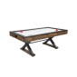 VEVOR 84" Air Hockey Table, Indoor Arcade Table Gaming Set με 2 Pushers, 2 Pucks, Ηλεκτρονικό σκόρερ, Πόδια σχήματος X & Ανεμιστήρας υψηλής ισχύος, Τραπέζι παιχνιδιών χόκεϊ με αέρα για οικογενειακό δωμάτιο παιχνιδιών