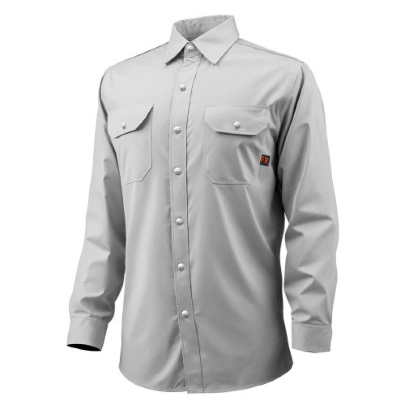 Σακάκι συγκόλλησης VEVOR FR - Μέγεθος L, 7oz.Ανθεκτικό στη φλόγα, βαμβακερό μπουφάν για συγκόλληση, πλένεται στο πλυντήριο, ανθεκτικό στη θερμότητα μπουφάν ασφαλείας με μεταλλικά κουμπιά και ρυθμιζόμενη μανσέτα, αξιολόγηση τόξου Meet ATPV 9,2 Cal/cm²