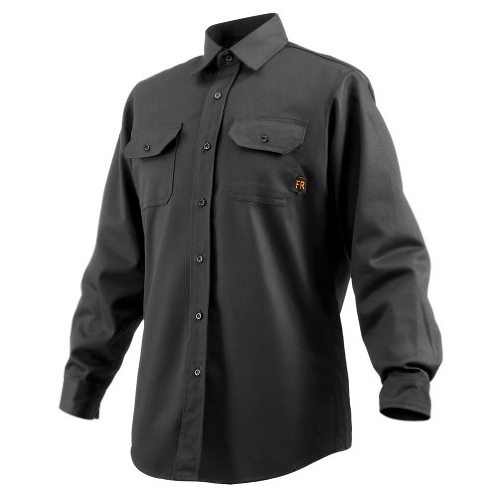 VEVOR Flame-Resistant Welding Jacket M Size 7oz FR Cotton Welding Safety Jacket