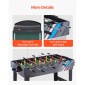VEVOR 4-σε-1 Combo Σετ τραπεζιού παιχνιδιών, Τραπέζι Air Hockey 48", Τραπέζι πολλαπλών συνδυασμών με Air Hockey, Μπιλιάρδο μπιλιάρδου, ποδοσφαιράκι, Ping Pong, Pushers & Pucks, Sports Arcade Τραπέζι για Οικογενειακό Δωμάτιο Παιχνιδιού Γραφείο
