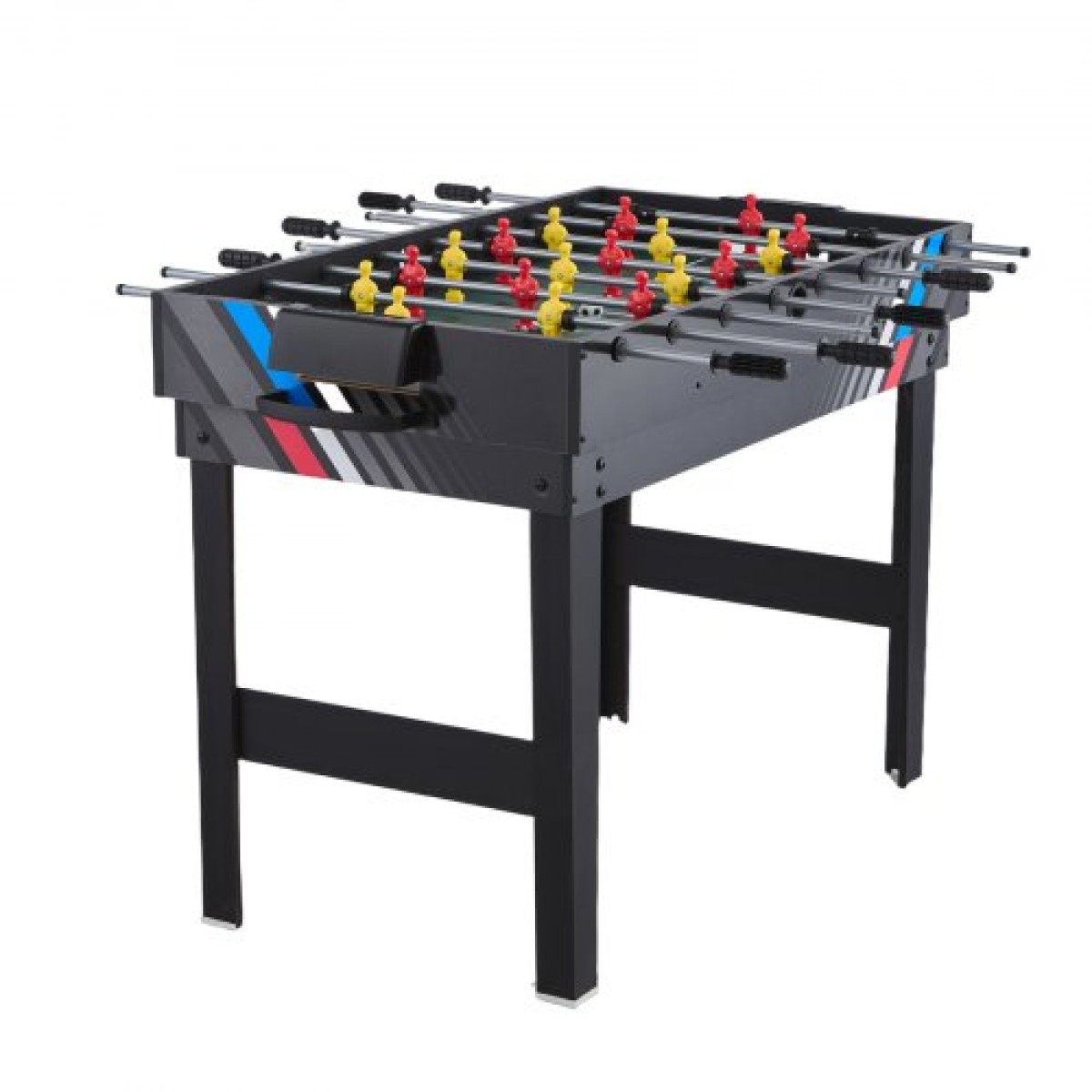 VEVOR 4-σε-1 Combo Σετ τραπεζιού παιχνιδιών, Τραπέζι Air Hockey 48", Τραπέζι πολλαπλών συνδυασμών με Air Hockey, Μπιλιάρδο μπιλιάρδου, ποδοσφαιράκι, Ping Pong, Pushers & Pucks, Sports Arcade Τραπέζι για Οικογενειακό Δωμάτιο Παιχνιδιού Γραφείο