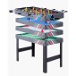 VEVOR 4-σε-1 Combo Σετ τραπεζιού παιχνιδιών, Τραπέζι Air Hockey 48", Τραπέζι πολλαπλών συνδυασμών με Air Hockey, Μπιλιάρδο μπιλιάρδου, ποδοσφαιράκι, Ping Pong, Pushers & Pucks, Sports Arcade Τραπέζι για Οικογενειακό Δωμάτιο Παιχνιδιού Γραφείο