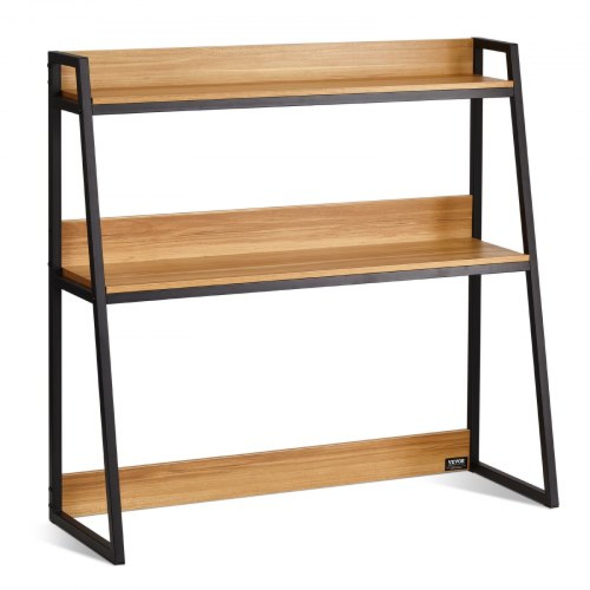 VEVOR Desktop Bookshelf, 2-Tier Desktop Storage Organizer, 37,4" x 12,6" x 35,4" ράφι αποθήκευσης γραφείου, Ξύλινο ράφι, ράφι επιτραπέζιου ραφιού με αντιολισθητικά μαξιλαράκια ποδιών, για γραφείο, σπίτι και κοιτώνα