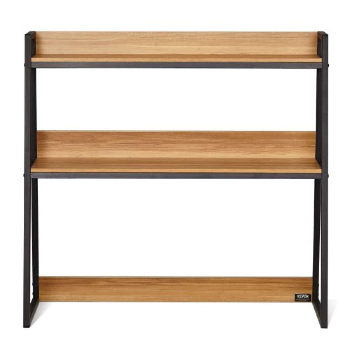 VEVOR Desktop Bookshelf, 2-Tier Desktop Storage Organizer, 37,4" x 12,6" x 35,4" ράφι αποθήκευσης γραφείου, Ξύλινο ράφι, ράφι επιτραπέζιου ραφιού με αντιολισθητικά μαξιλαράκια ποδιών, για γραφείο, σπίτι και κοιτώνα