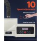 VEVOR Solder Fume Extractor, 459 m³/h Απορροφητή καπνού με συγκόλληση ισχυρής αναρρόφησης με κινητήρα χωρίς ψήκτρες 280 W, φίλτρα 4 σταδίων, 10-ταχύτητα & τηλεχειριστήριο καθαριστή καπνού για συγκόλληση, χάραξη, συγκόλληση DIY