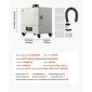VEVOR Solder Fume Extractor, 459 m³/h Απορροφητή καπνού με συγκόλληση ισχυρής αναρρόφησης με κινητήρα χωρίς ψήκτρες 280 W, φίλτρα 4 σταδίων, 10-ταχύτητα & τηλεχειριστήριο καθαριστή καπνού για συγκόλληση, χάραξη, συγκόλληση DIY