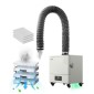 VEVOR Solder Fume Extractor, 459 m³/h Απορροφητή καπνού με συγκόλληση ισχυρής αναρρόφησης με κινητήρα χωρίς ψήκτρες 280 W, φίλτρα 4 σταδίων, 10-ταχύτητα & τηλεχειριστήριο καθαριστή καπνού για συγκόλληση, χάραξη, συγκόλληση DIY