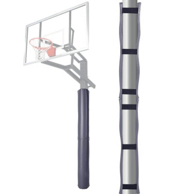 VEVOR Basketball Pole Pad, 71 ιντσών ψηλό και 1,2 ιντσών πάχους βαρέως τύπου περιτύλιγμα γύρω από κοντάρι, ταιριάζει 2-6,3 στρογγυλό & 4,5 x 4,5 ίντσες τετράγωνο κοντάρι, παντός καιρού αδιάβροχο προστατευτικό μαξιλαράκι για υπόγειο γκαράζ
