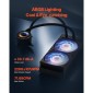 VEVOR CPU Liquid Cooler, AIO CPU Water Cooler - 120mm PWM Fans & Pump, Προσαρμόσιμο Μαύρο Υγρό Ψύκτη PC με οθόνη LCD 2,1" & φως ARGB, για Intel 115X/1366/2011/1700/1200, AMD AM4/AM5
