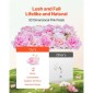 Πάνελ τοίχου VEVOR 3D Flower, 12 ΤΕΜ. 15 x 15 ιντσών, Τεχνητό λουλουδένιο πλέγμα με φόντο τοίχου, απρόσκοπτη σχεδίαση και εύκολη εγκατάσταση για διακόσμηση σκηνικού για παιδικό πάρτι στο σπίτι του Αγίου Βαλεντίνου, ροζ