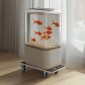 VEVOR Furniture Dolly, χωρητικότητα φόρτωσης 551 lbs, κουκλάκια κίνησης επίπλων με 4 αθόρυβους τροχούς TPR, ορθογώνια πολυλειτουργική επίπεδη κουκλίτσα για έπιπλα πιάνου Πλυντήριο ρούχων καναπέδων Ψυγείο, 2 συσκευασίες, Μαύρο