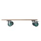 VEVOR Furniture Dolly, χωρητικότητα φόρτωσης 551 lbs, κουκλάκια κίνησης επίπλων με 4 αθόρυβους τροχούς TPR, ορθογώνια πολυλειτουργική επίπεδη κουκλίτσα για έπιπλα πιάνου Πλυντήριο ρούχων καναπέδων Ψυγείο, 2 συσκευασίες, Μαύρο