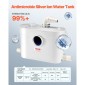 VEVOR Macerator Pump, 900W, 180 L/min (48 GPM) Flow, 40 ft/12 m Head, Macerator Sewerage Pump Toilet with 4 Waters Instructions, Way Uploading Machine for Toilet, Υπόγειο, Ντους, Νεροχύτη, Πλυντήριο ρούχων, Μπανιέρα