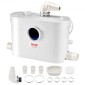 VEVOR Macerator Pump, 900W, 180 L/min (48 GPM) Flow, 40 ft/12 m Head, Macerator Sewerage Pump Toilet with 4 Waters Instructions, Way Uploading Machine for Toilet, Υπόγειο, Ντους, Νεροχύτη, Πλυντήριο ρούχων, Μπανιέρα