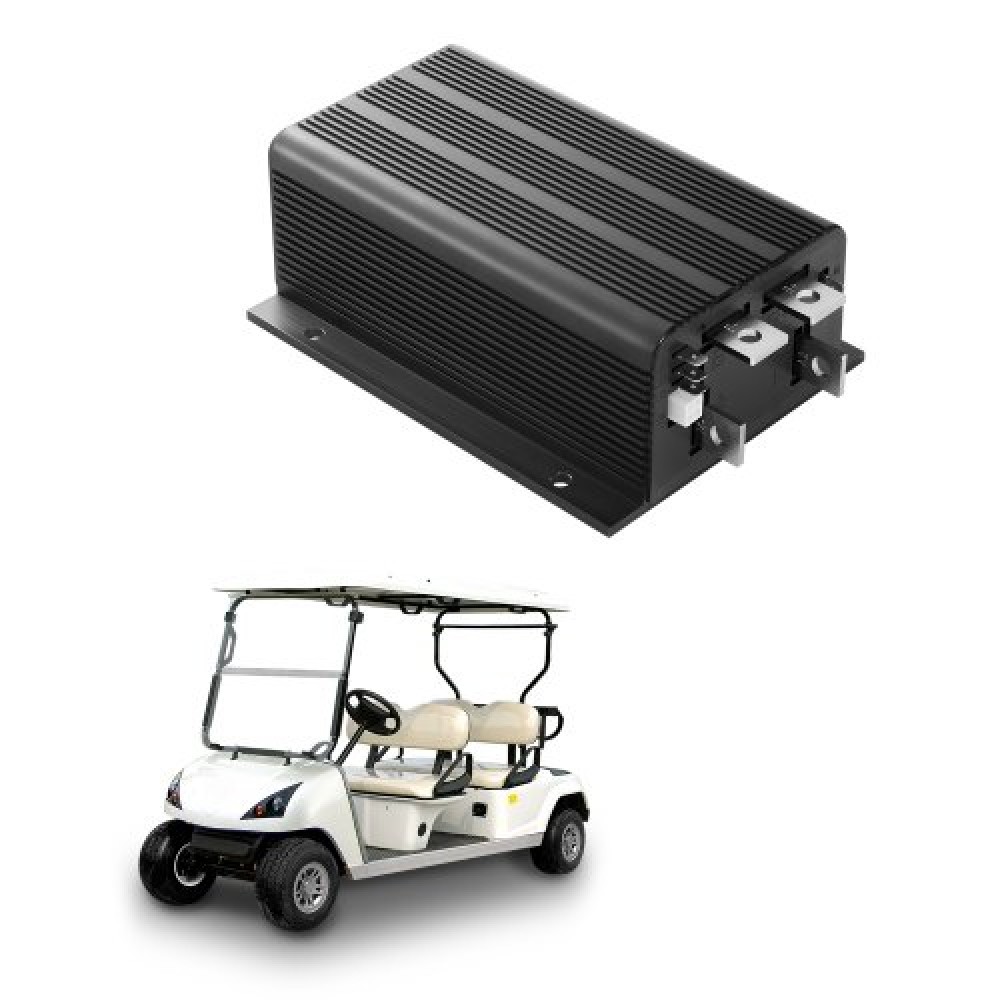 Ελεγκτής ταχύτητας καροτσιών γκολφ VEVOR, 36V & 500A, Αντικατάσταση ελεγκτή κινητήρα DC για καρότσια γκολφ Club Car, Προστασία με ονομαστική προστασία IP65, κράμα αλουμινίου & περίβλημα ABS, συμβατό με μοντέλα 1205-117/1205M-5603