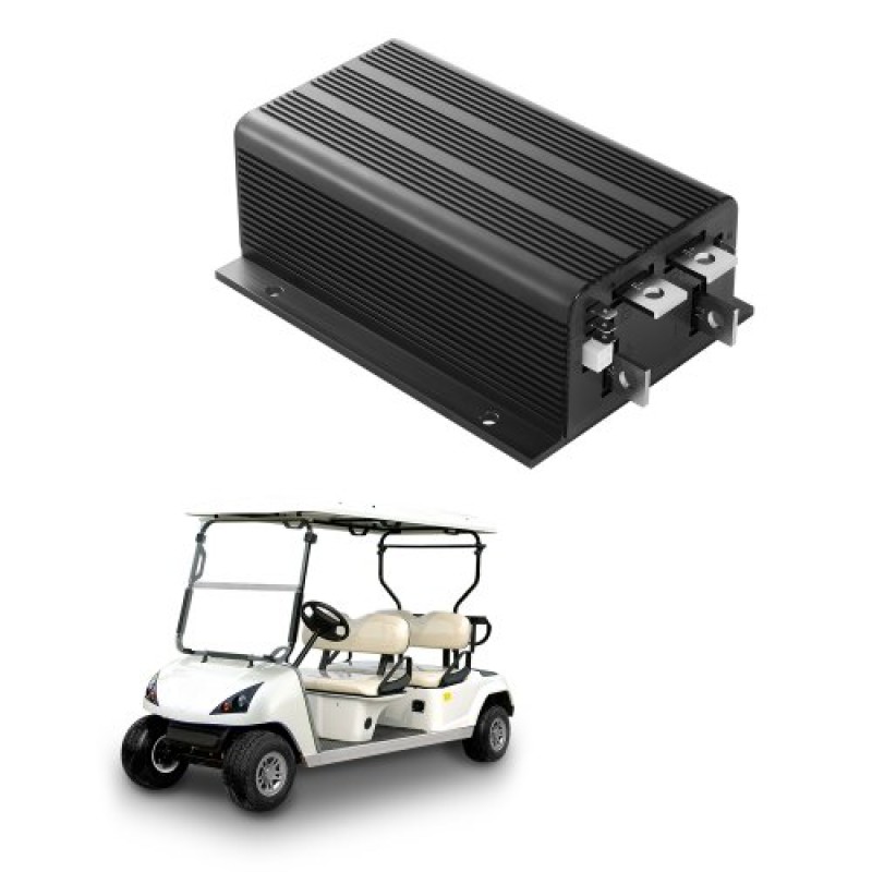 Ελεγκτής ταχύτητας καροτσιών γκολφ VEVOR, 36V & 500A, Αντικατάσταση ελεγκτή κινητήρα DC για καρότσια γκολφ Club Car, Προστασία με ονομαστική προστασία IP65, κράμα αλουμινίου & περίβλημα ABS, συμβατό με μοντέλα 1205-117/1205M-5603