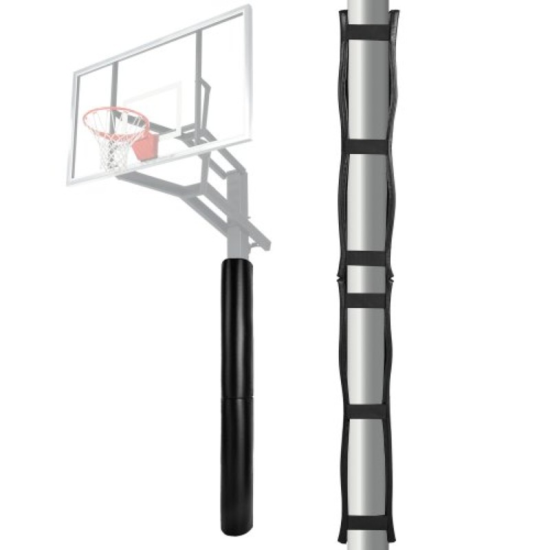VEVOR Basketball Pole Pad, 71 ιντσών ψηλό και 1,2 ιντσών πάχους βαρέως τύπου περιτύλιγμα γύρω από κοντάρι, ταιριάζει 2-6,3 στρογγυλό & 4,5 x 4,5 ίντσες τετράγωνο κοντάρι, παντός καιρού αδιάβροχο προστατευτικό μαξιλαράκι για υπόγειο γκαράζ