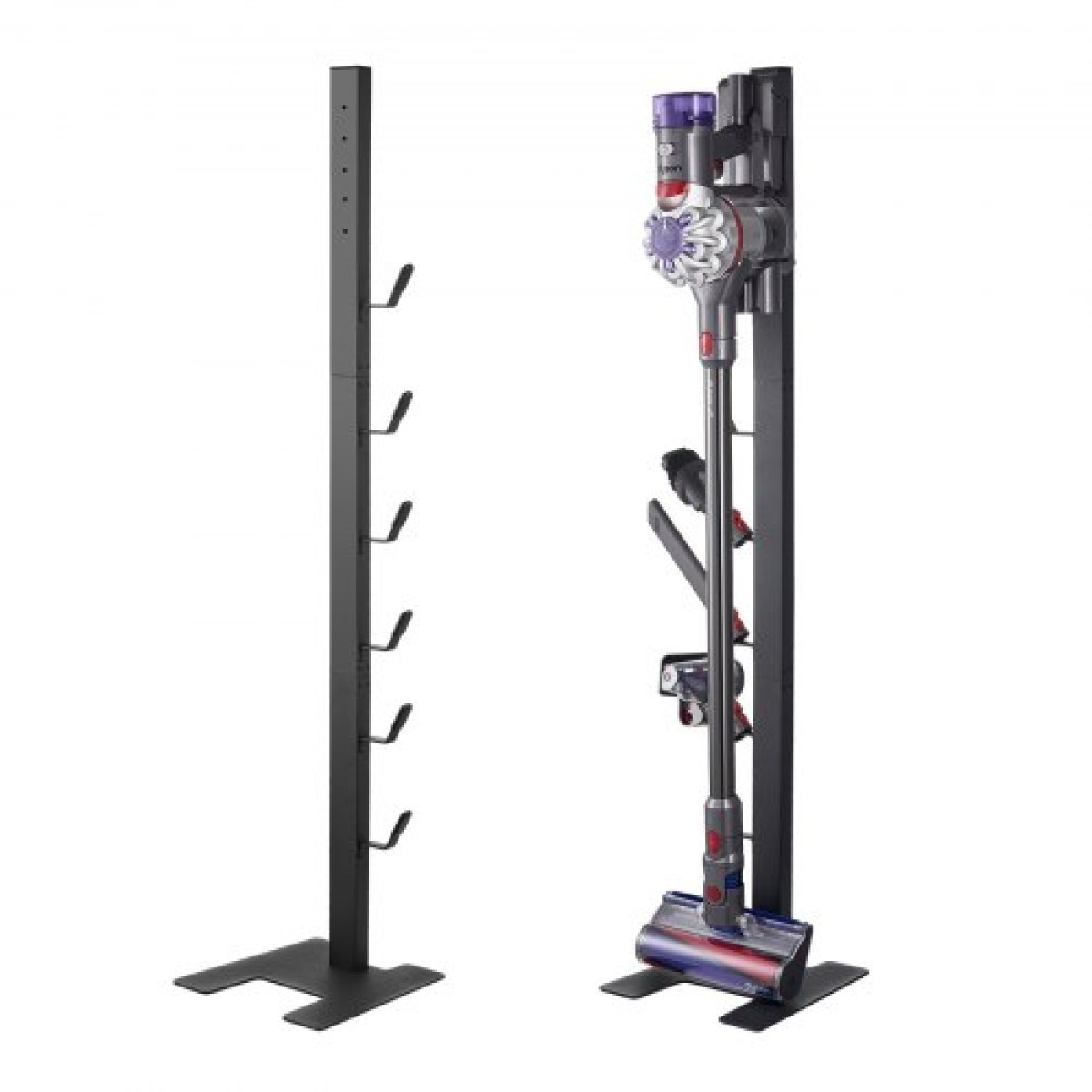 Βάση ηλεκτρικής σκούπας VEVOR, συμβατή με Dyson V6 V7 V8 V10 V11 V15, σταθερή βάση στήριξης ηλεκτρικής σκούπας με 6 γάντζους για Dyson DC30 DC31 DC34 DC35 DC58 DC59 DC62 D74 Ασύρματη όρθια ηλεκτρική σκούπα και αξεσουάρ