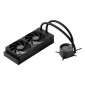 VEVOR CPU Liquid Cooler, AIO CPU Water Cooler - 120mm PWN Fans, Pump, 1,8" Display, Max. 2200 RPM CPU Cooling Fan, Efficient Black PC Water Cooler for Intel 115X/1366/2011/1700/12040, AMD