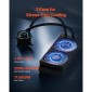 VEVOR CPU Liquid Cooler, AIO CPU Water Cooler - 120mm PWN Fans, Pump, 1,8" Display, Max. 2200 RPM CPU Cooling Fan, Efficient Black PC Water Cooler for Intel 115X/1366/2011/1700/12040, AMD